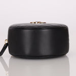 Chanel 2020 Lambskin Crystal Round Clutch on Chain - FashioNica