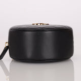 Chanel 2020 Lambskin Crystal Round Clutch on Chain - FashioNica