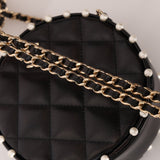 Chanel 2020 Pearl Round Clutch on Chain - FashioNica