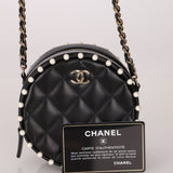 Chanel 2020 Pearl Round Clutch on Chain - FashioNica