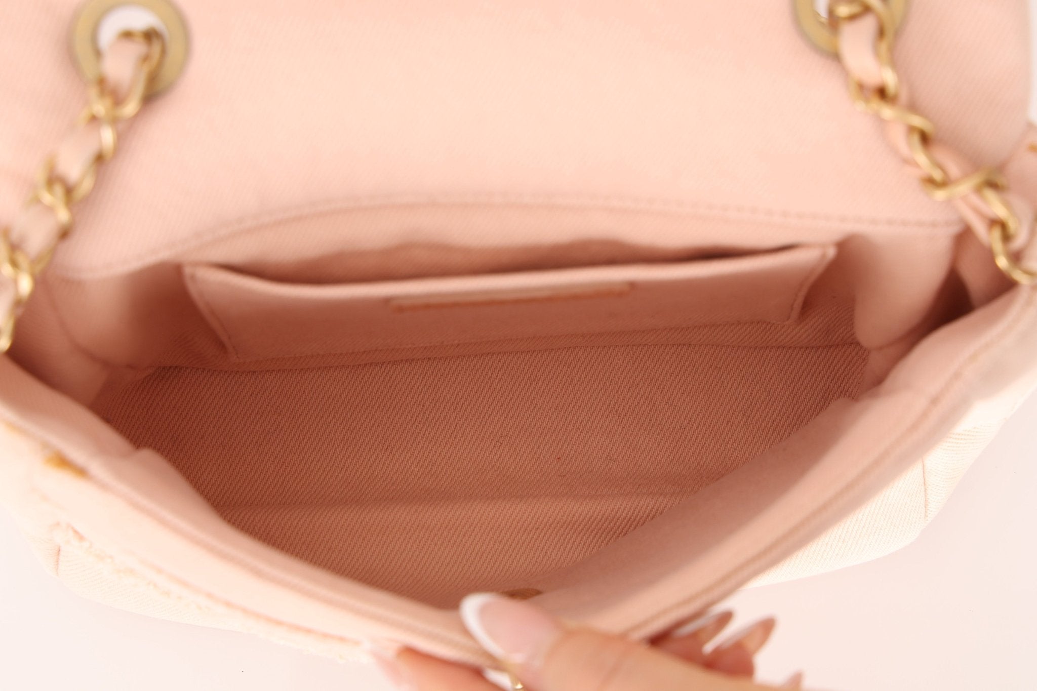 Chanel 2020 Pink Denim Coco Flap Bag - FashioNica