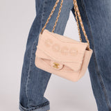 Chanel 2020 Pink Denim Coco Flap Bag - FashioNica