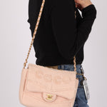 Chanel 2020 Pink Denim Coco Flap Bag - FashioNica