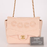 Chanel 2020 Pink Denim Coco Flap Bag - FashioNica