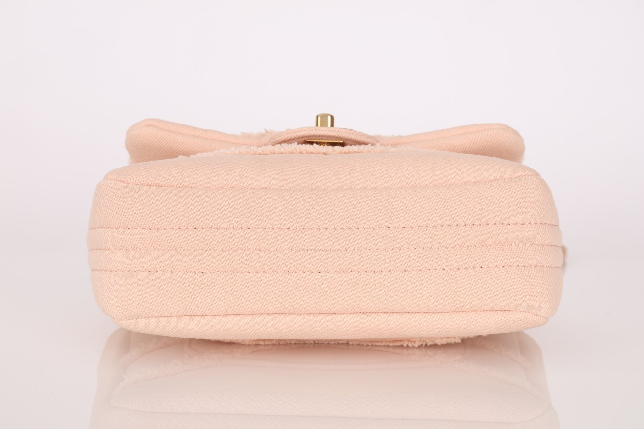Chanel 2020 Pink Denim Coco Flap Bag - FashioNica