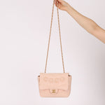 Chanel 2020 Pink Denim Coco Flap Bag - FashioNica