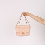 Chanel 2020 Pink Denim Coco Flap Bag - FashioNica