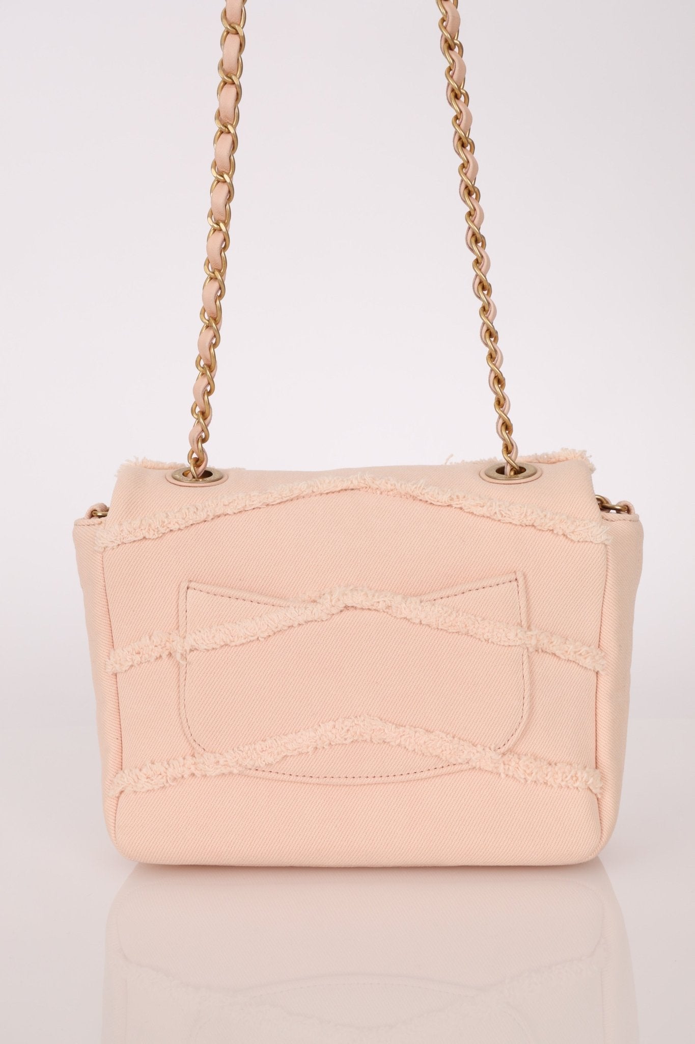 Chanel 2020 Pink Denim Coco Flap Bag - FashioNica
