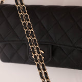 Chanel 2021 Black Caviar Sunglasses Case on Chain - FashioNica