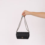 Chanel 2021 Black Caviar Sunglasses Case on Chain - FashioNica