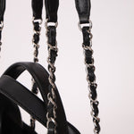 Chanel 2021 Black Double Face Medium Deauville Tote - FashioNica