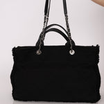 Chanel 2021 Black Double Face Medium Deauville Tote - FashioNica