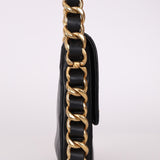 Chanel 2021 Calfskin Chain Around Square Crossbody - FashioNica