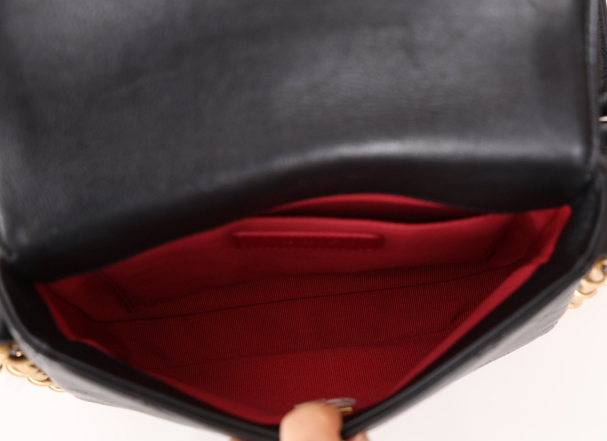 Chanel 2021 Calfskin Chain Around Square Crossbody - FashioNica