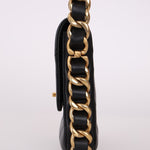 Chanel 2021 Calfskin Chain Around Square Crossbody - FashioNica