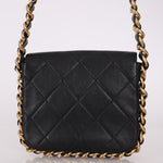 Chanel 2021 Calfskin Chain Around Square Crossbody - FashioNica