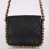 Chanel 2021 Calfskin Chain Around Square Crossbody - FashioNica