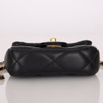 Chanel 2021 Calfskin Turnlock Mini Top Handle Flap - FashioNica