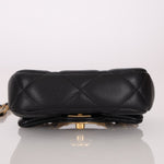 Chanel 2021 Calfskin Turnlock Mini Top Handle Flap - FashioNica