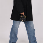 Chanel 2021 Calfskin Turnlock Mini Top Handle Flap - FashioNica