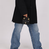 Chanel 2021 Calfskin Turnlock Mini Top Handle Flap - FashioNica