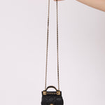 Chanel 2021 Calfskin Turnlock Mini Top Handle Flap - FashioNica