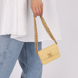 Chanel 2021 Caviar Butter Cardholder on Chain - FashioNica