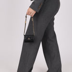 Chanel 2021 Caviar Classic Flap Charms Cardholder on Chain - FashioNica