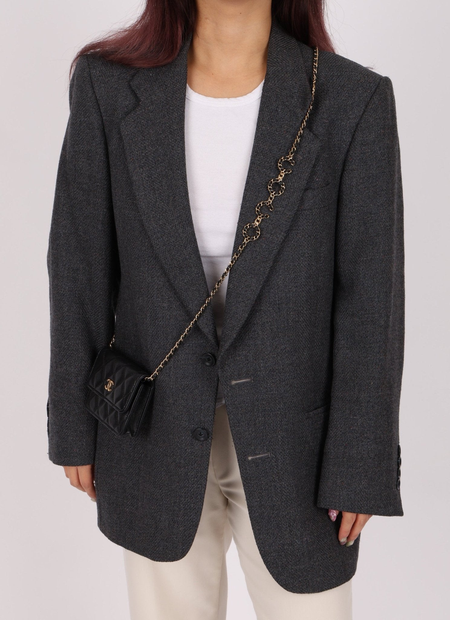 Chanel 2021 Caviar COCO Cardholder on Chain - FashioNica