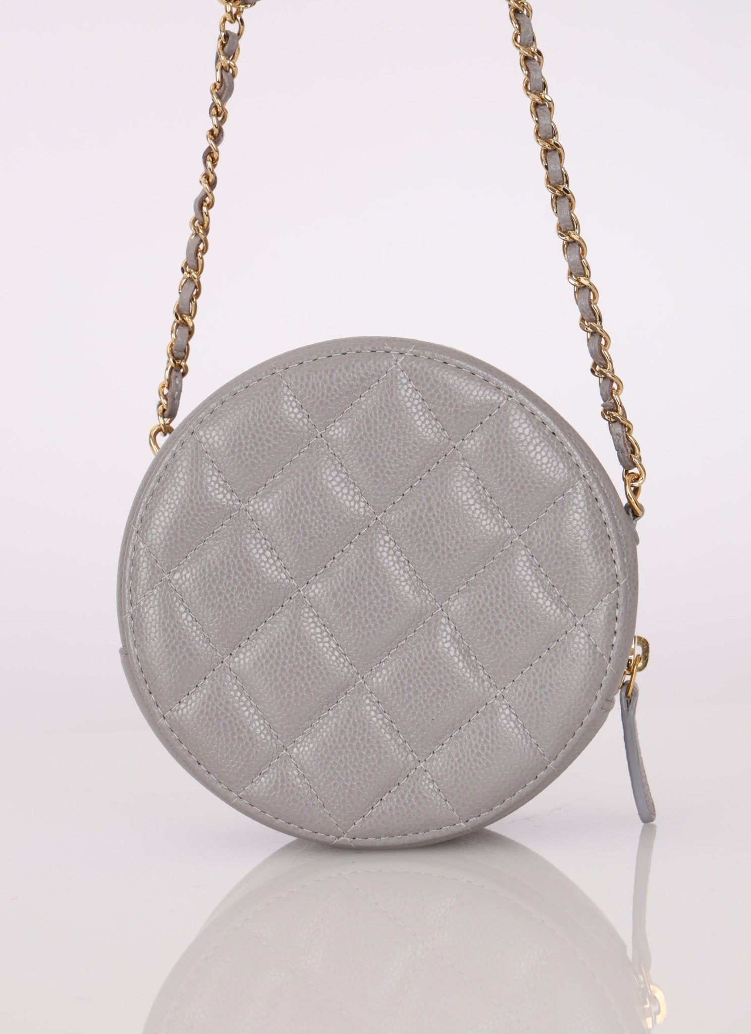 Chanel 2021 Caviar Coco Round Crossbody - FashioNica