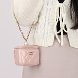 Chanel 2021 Caviar Iridescent Pearl Mini Vanity - FashioNica