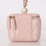 Chanel 2021 Caviar Iridescent Pearl Mini Vanity - FashioNica