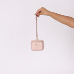 Chanel 2021 Caviar Iridescent Pearl Mini Vanity - FashioNica