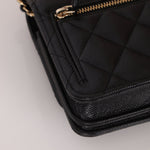 Chanel 2021 Caviar Mini Wallet on Chain - FashioNica