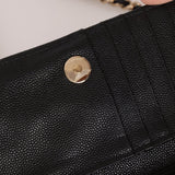 Chanel 2021 Caviar Mini Wallet on Chain - FashioNica