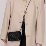 Chanel 2021 Caviar Mini Wallet on Chain - FashioNica