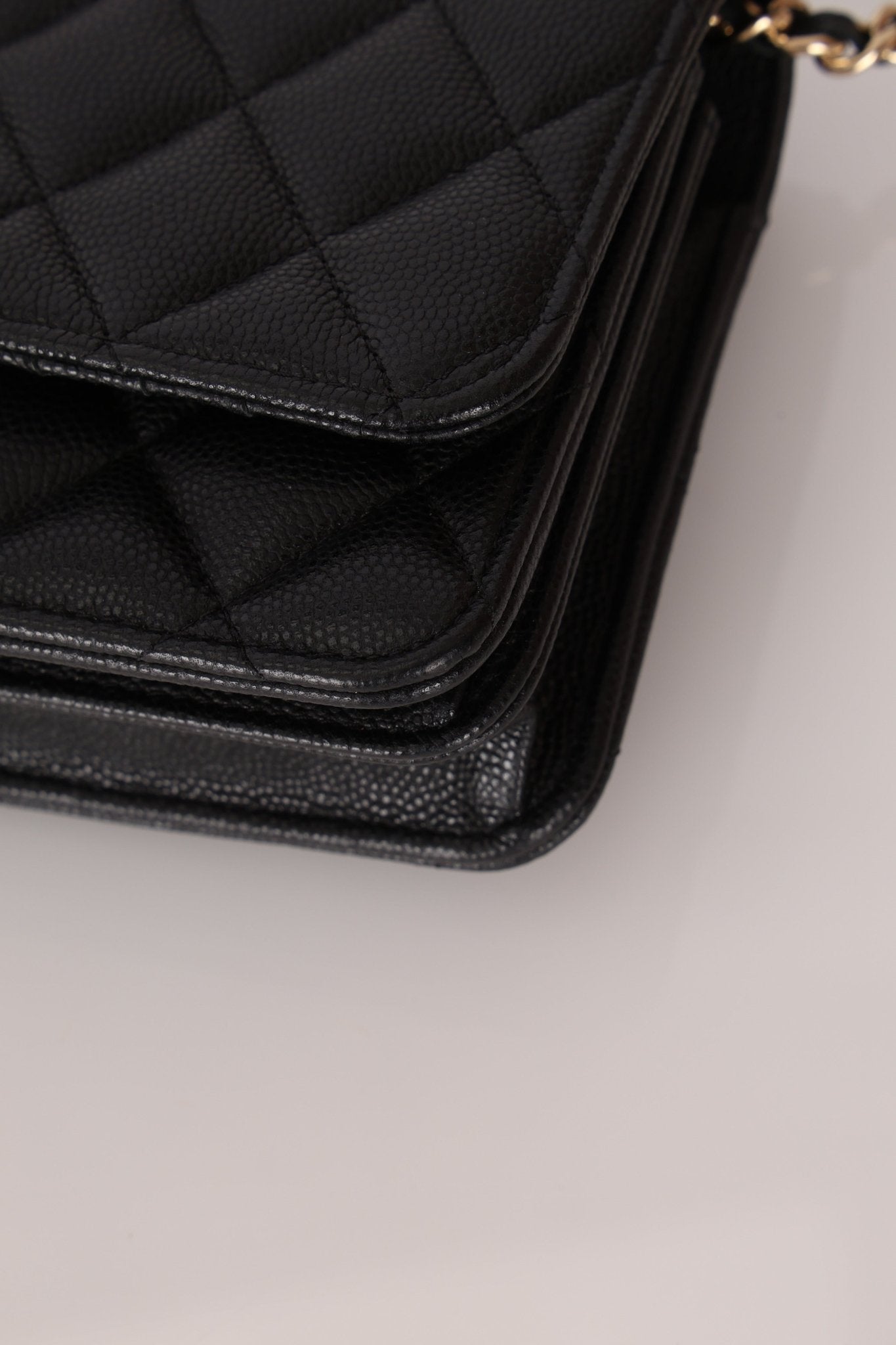 Chanel 2021 Caviar Mini Wallet on Chain - FashioNica