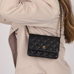 Chanel 2021 Caviar Mini Wallet on Chain - FashioNica