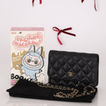 Chanel 2021 Caviar Mini Wallet on Chain - FashioNica