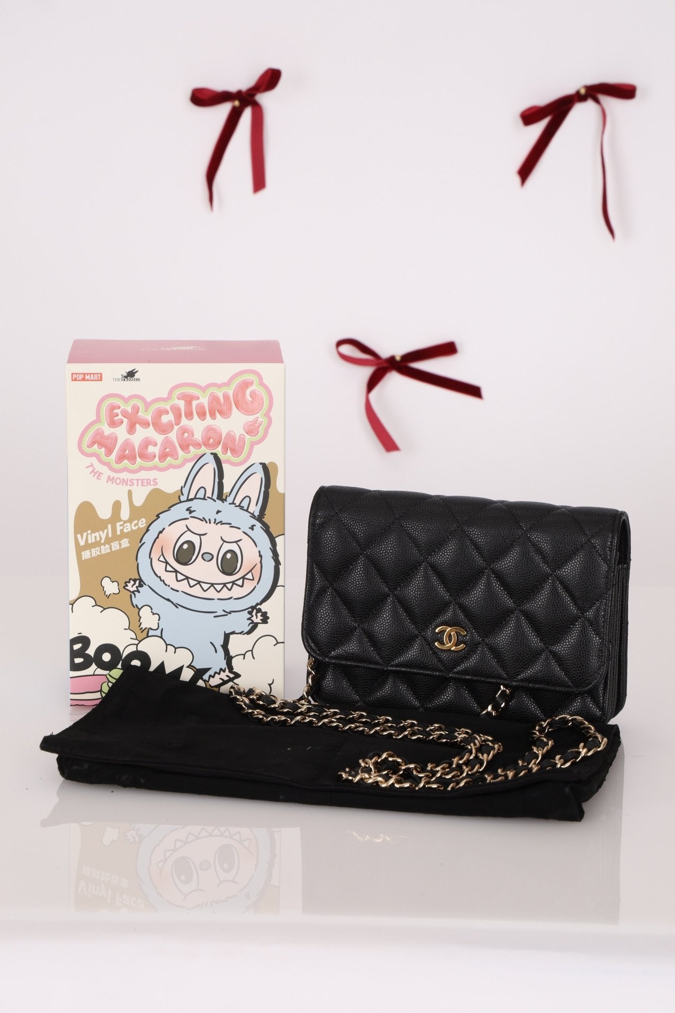 Chanel 2021 Caviar Mini Wallet on Chain - FashioNica