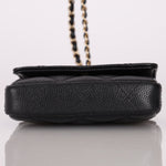 Chanel 2021 Caviar Pearl Cardholder with Chain - FashioNica