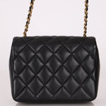 Chanel 2021 Crystal CC Full Flap Bag Quilted Lambskin Mini - FashioNica