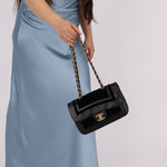 Chanel 2021 Lambskin and Velvet Single Flap Bag - FashioNica