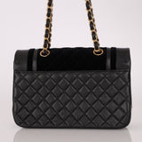 Chanel 2021 Lambskin and Velvet Single Flap Bag - FashioNica