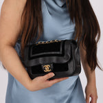 Chanel 2021 Lambskin and Velvet Single Flap Bag - FashioNica