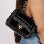 Chanel 2021 Lambskin and Velvet Single Flap Bag - FashioNica