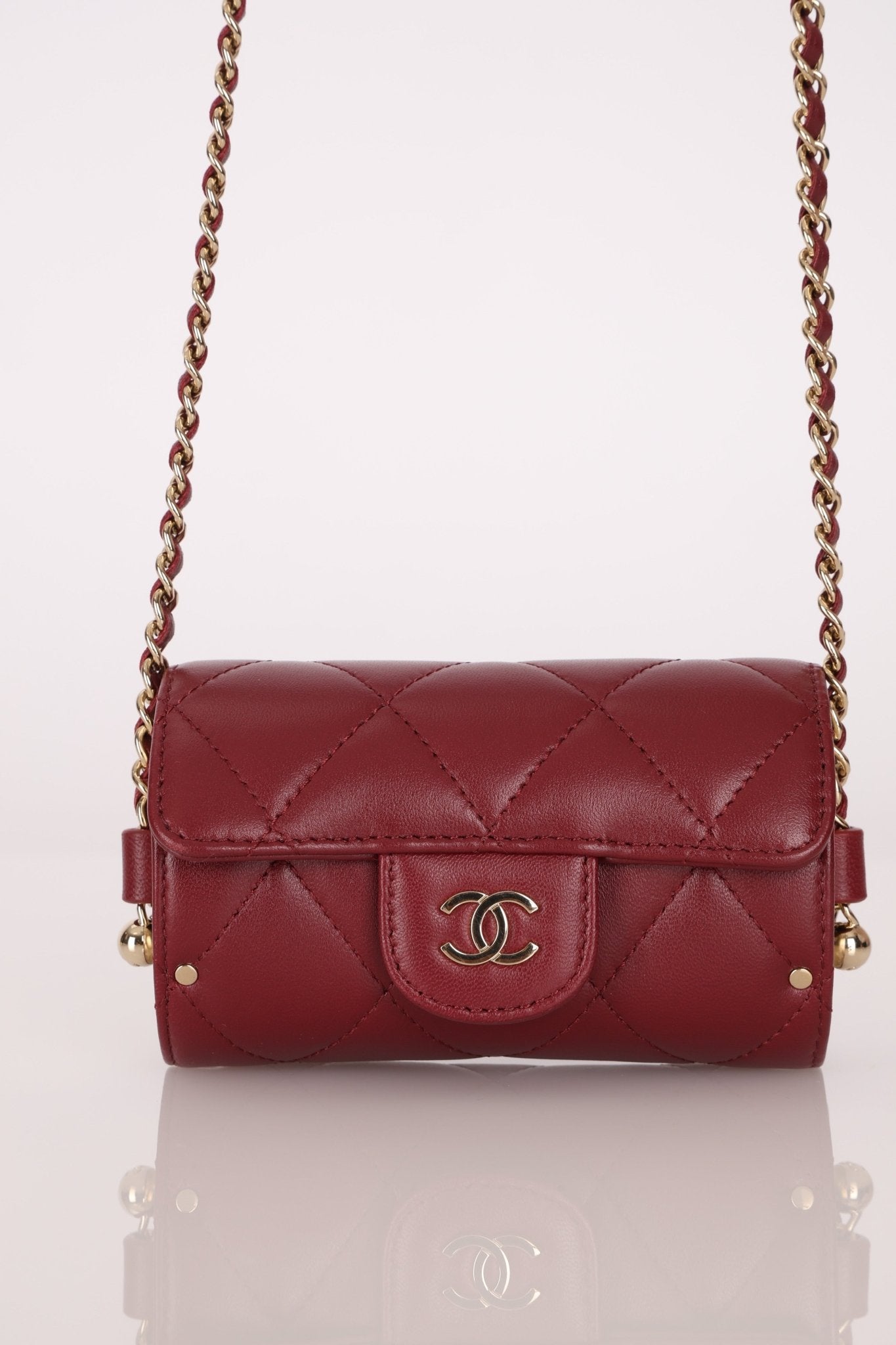 Chanel 2021 Lambskin Box of Secrets Minaudiere GHW - FashioNica