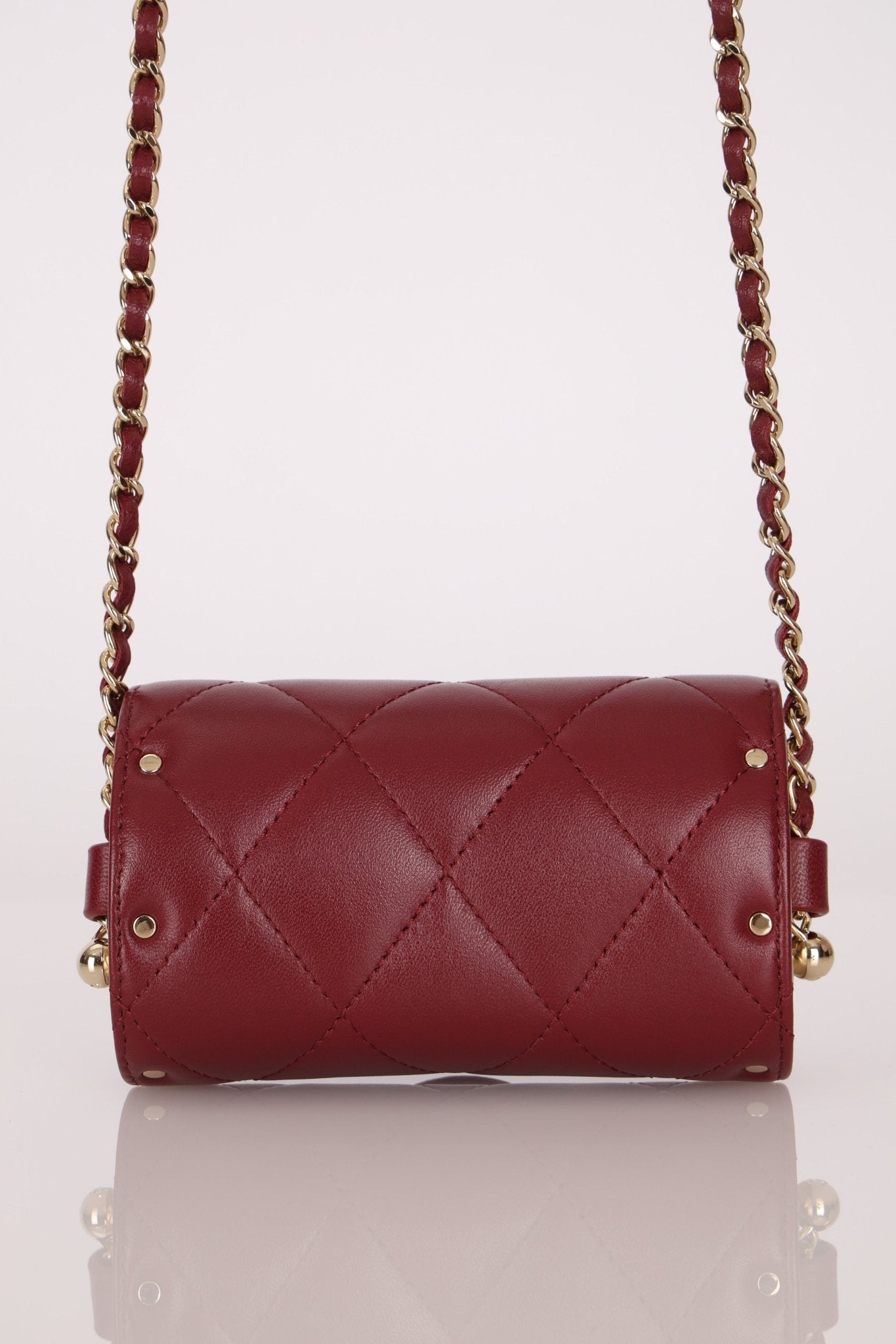 Chanel 2021 Lambskin Box of Secrets Minaudiere GHW - FashioNica