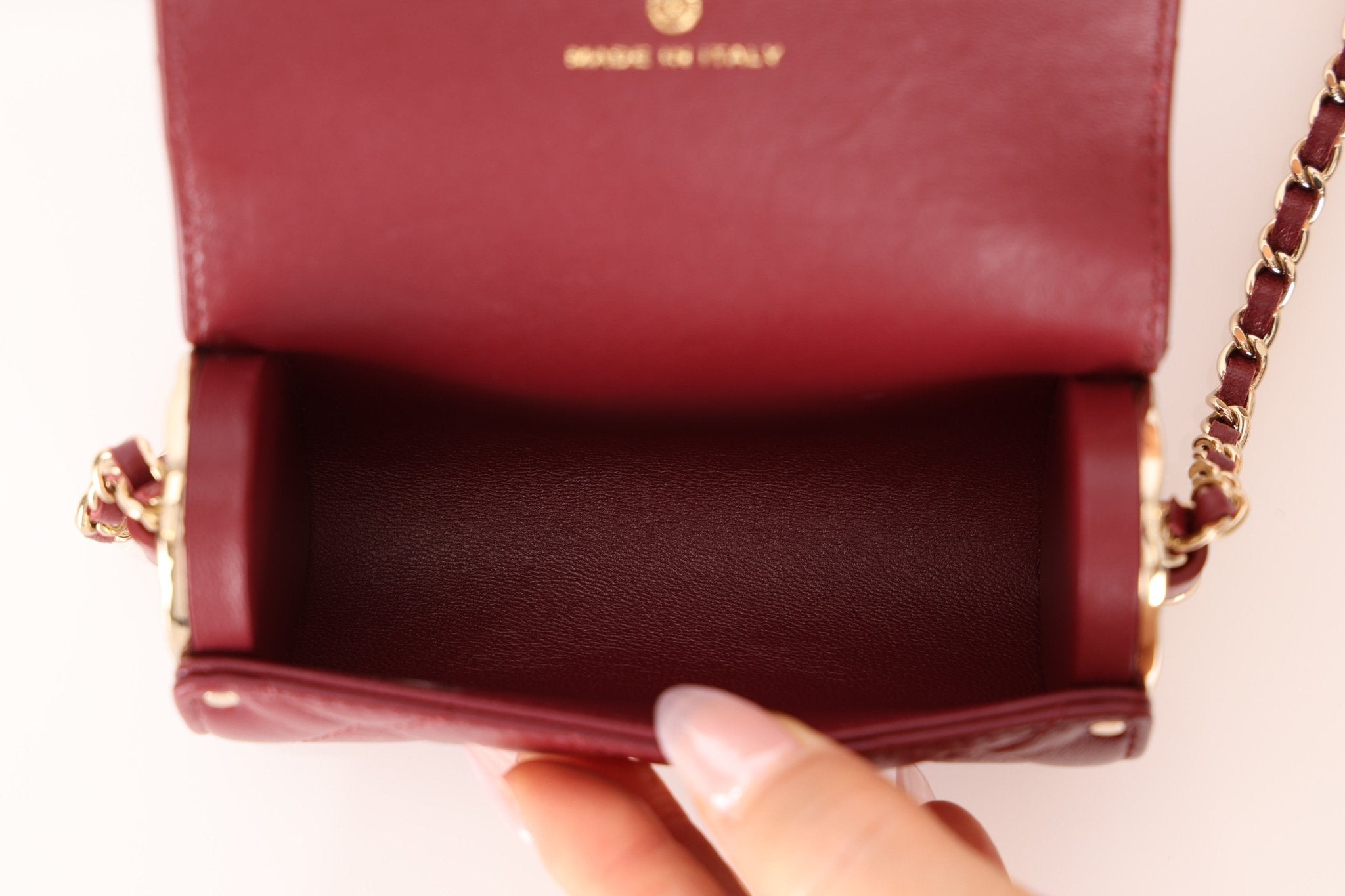 Chanel 2021 Lambskin Box of Secrets Minaudiere GHW - FashioNica