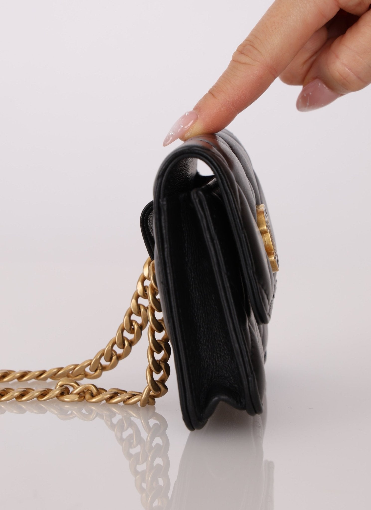 Chanel 2021 Lambskin Enamel Belt Bag - FashioNica